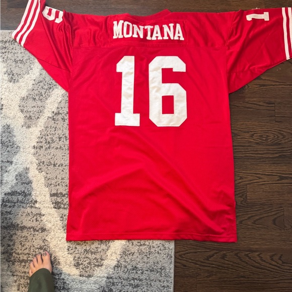 Joe Montana Scarlet San Francisco 49ers 1989 Legacy Player Jersey - Picture 4 of 6